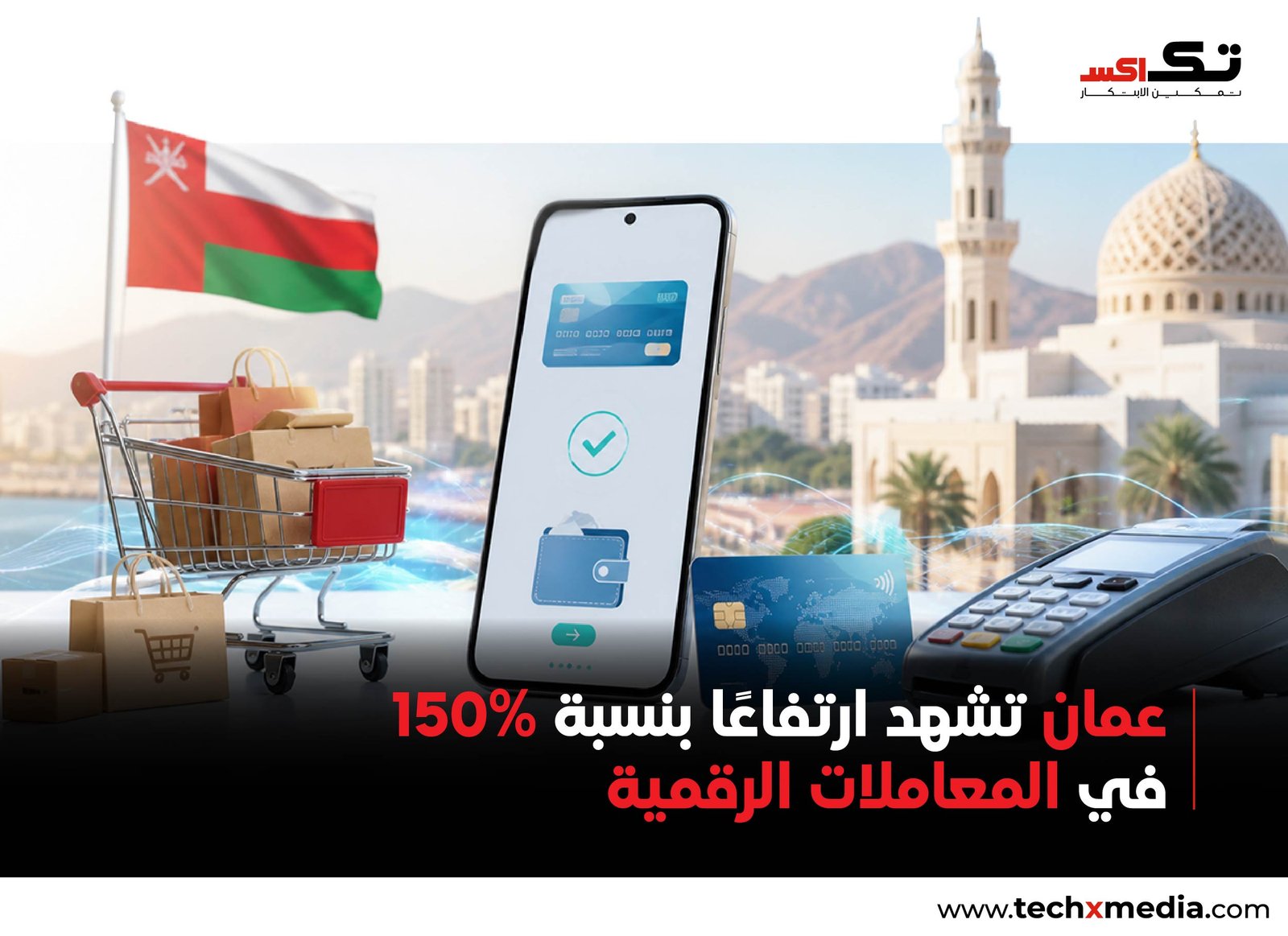 ازدهار المدفوعات الرقمية في عمان مع نمو التجارة الإلكترونية