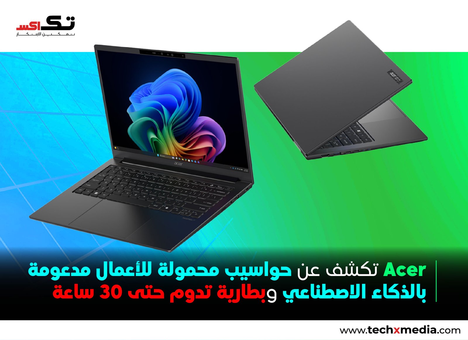 Acer تكشف عن Acer TravelMate P6 AI للمستخدمين من قطاع الأعمال