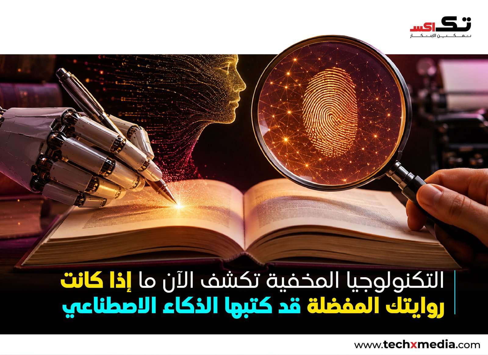 روايات مولّدة بالذكاء الاصطناعي (Ai)أصبحت قابلة للكشف