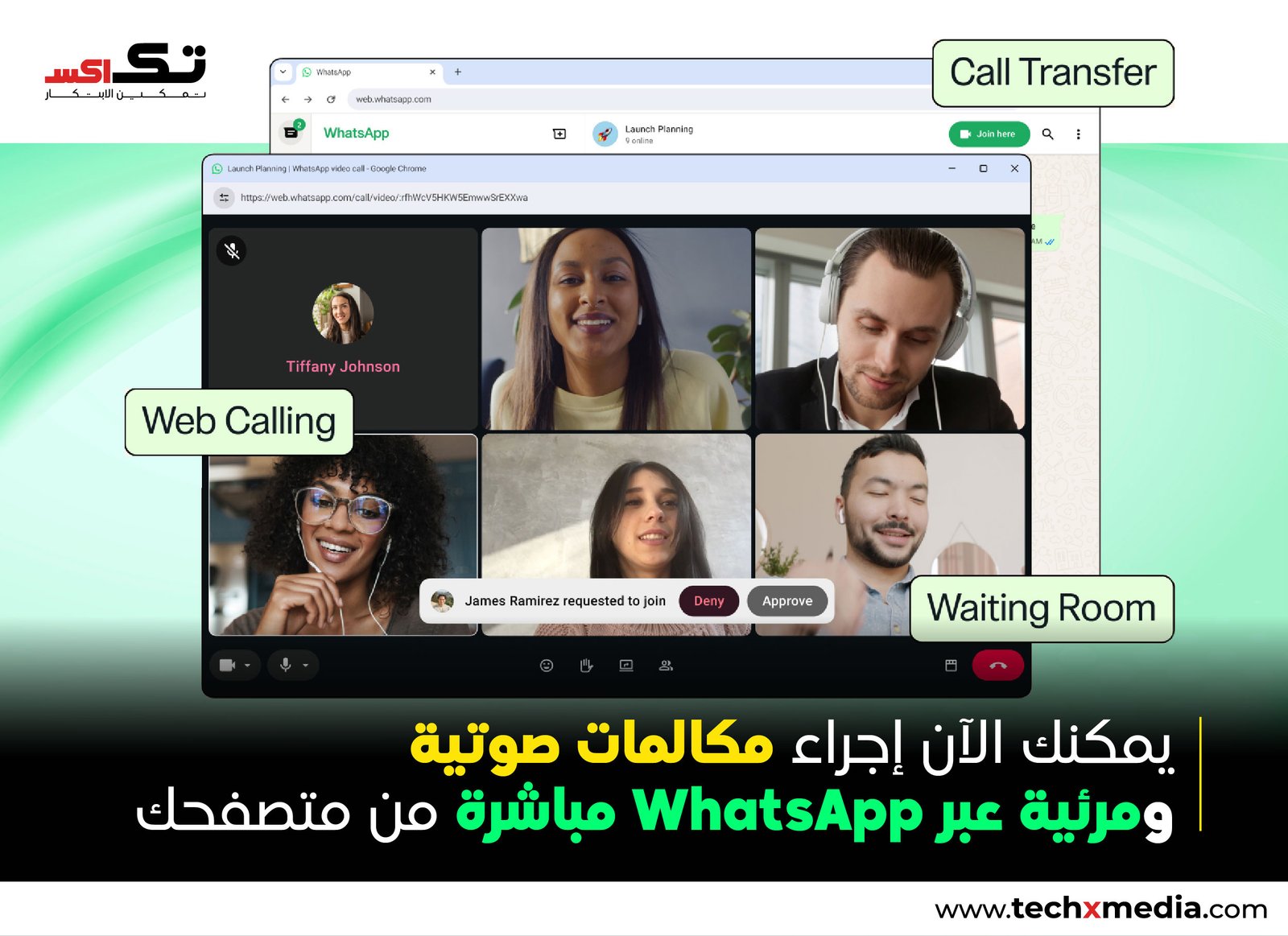 مكالمات WhatsApp تحصل على ميزة الاتصال