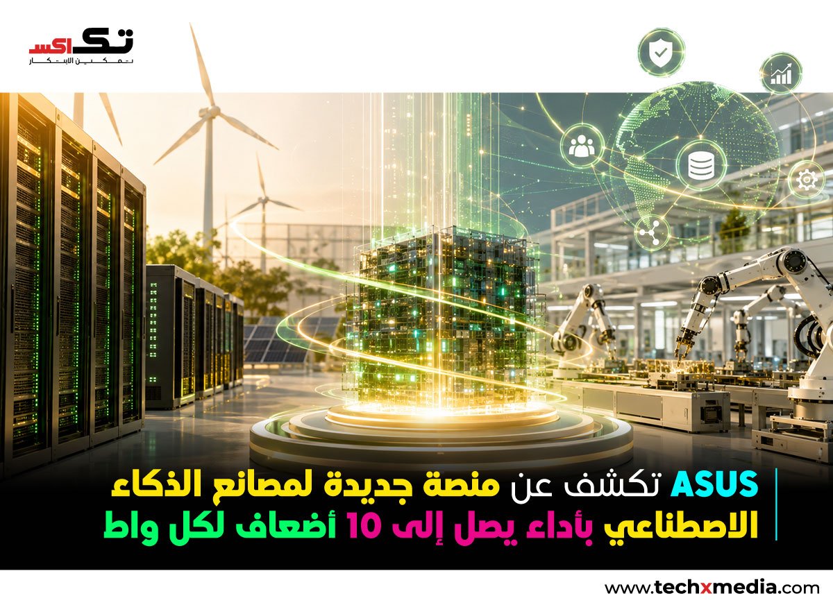 ASUS تطلق منصة موحدة لمصانع الذكاء الاصطناعي