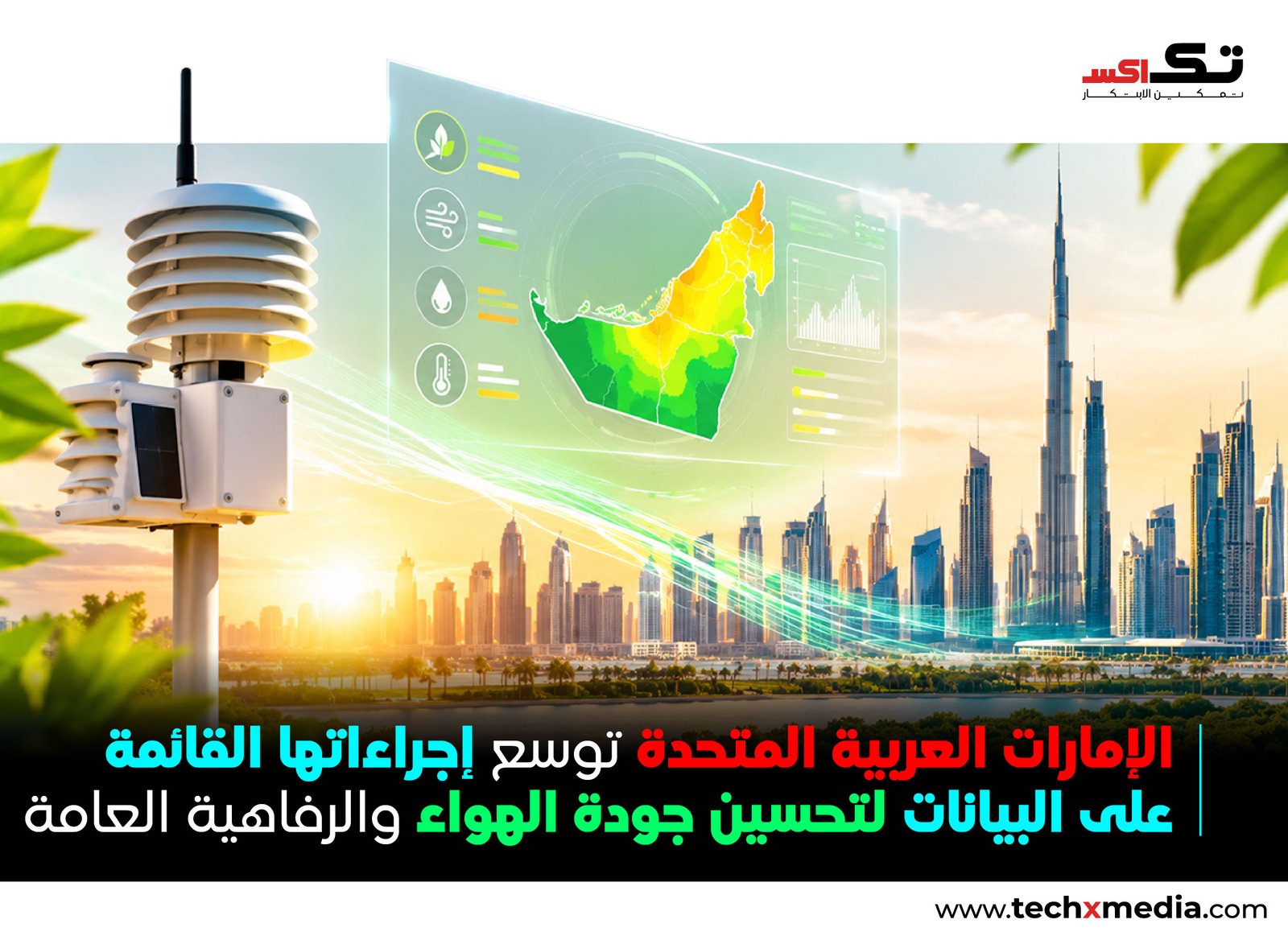 الإمارات تعزز استراتيجية الهواء النظيف عبر المراقبة الرقمية