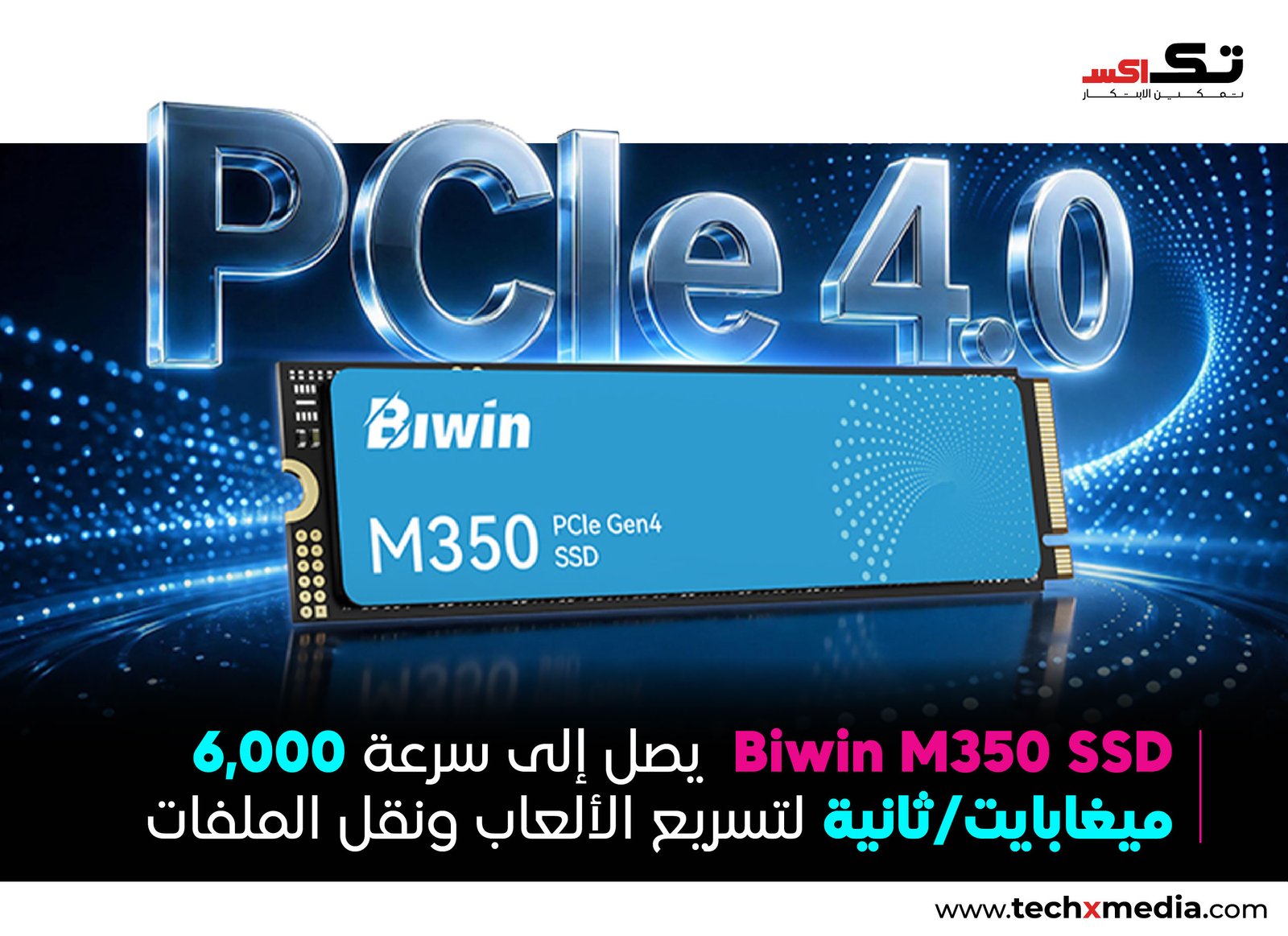 Biwin تطلق وحدة التخزين M350 SSD بسرعات PCIe 4.0 وسعة تصل إلى 4 تيرابايت