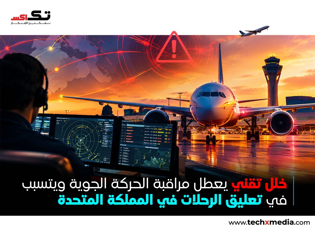 عطل تقني يربك شبكة الحركة الجوية في بريطانيا